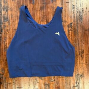 Tracksmith turnover crop navy